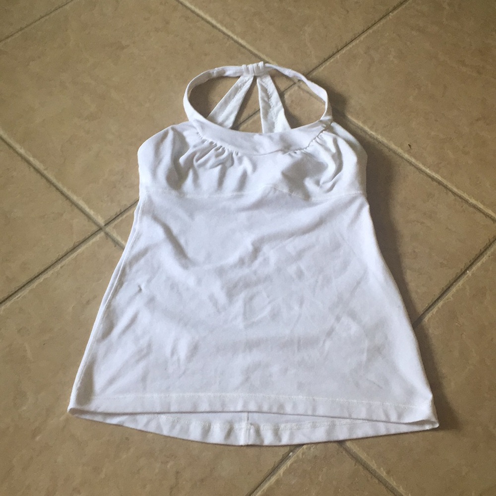 Lululemon scoop neck halter tank top
